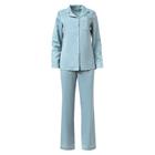 Пижама женская (сорочка, брюки) MINAKU: Light touch, голубая, размер 54 - Фото 9