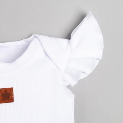 Боди без рукавов Крошка Я BASIC LINE, рост 86-92 см, белое