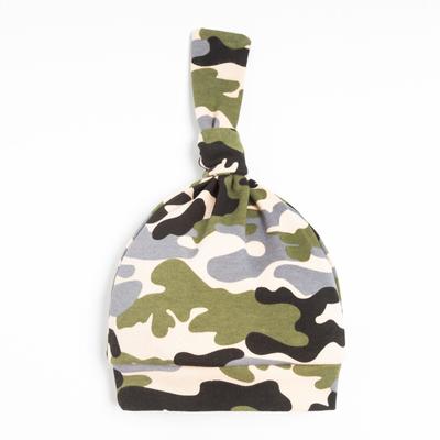 Шапка «Крошка Я» Daddy's boy, размер 40 (3-6 мес.), зелёная