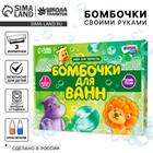 Набор для творчества «Бомбочки для ванн своими руками. Дружные зверята» 3 формы - Фото 1