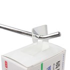 Крючок-вешалка самоклеящийся 2,5?4 см (фасовка 100 шт.), цвет прозрачный (комплект 100 шт) - фото 21196336