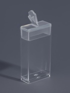 Органайзер для хранения мелочей, 64 баночки, 13×22×5 см, с наклейками, прозрачный - Фото 4