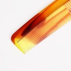 Расчёска комбинированная, 22,5 × 4,5 см, цвет янтарный - Фото 3