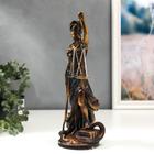 Фигурка полистоун «Фемида: богиня правосудия», бронзово-синяя, 31.5×11×11 см - Фото 3