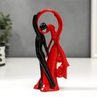 Фигурка полистоун «Вальсирующая пара», красно-чёрная, 19×7.5×6.8 см - Фото 4