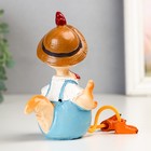 Фигурка полистоун «Курочка в косыночке. Петушок в шляпке», длинные ножки, 21.5×10.5×8.5 см, МИКС - Фото 5