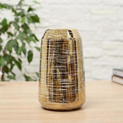 Ваза для цветов «Адэр», потертость, 7×20 см, керамика, МИКС