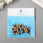 Бусины для творчества «Цилиндр чёрно-рыжий-белый», набор 10 г, 0.6×0.6×0.6 см  (артикул 5373727)  большой выбор товаров оптом и в розницу по низким ценам с доставкой