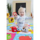 Мягкая развивающая игрушка-кубик с прорезывателем «Веселые герои», виды МИКС, 23 см. - фото 53918857