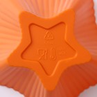 Формы для выпечки кексов Доляна «Риб.Звезда», силикон, 7×7×3.5 см, набор 6 шт., оранжевые - Фото 5