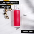Бутылка для соуса Доляна, 350 мл, 5.7×19 см, пластик, красная - Фото 3