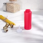 Бутылка для соуса Доляна, 350 мл, 5.7×19 см, пластик, красная - Фото 2