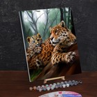 Картина по номерам на холсте с подрамником «Леопарды. Мама и малыш», 40 х 50 см - фото 10762997