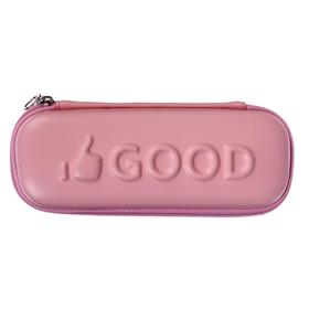Пенал школьный на молнии GOOD, розовый