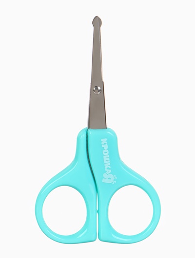 Ножницы детские безопасные Крошка Я от 0 мес., цвет бирюзовый