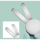 Ножницы маникюрные, детские, с защитным колпачком, бирюзовый - Фото 3