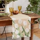 Дорожка на стол "Этель" Белые тюльпаны 40х149см, 100% хл, саржа 190 г/м2 - Фото 3