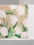 Дорожка на стол «Этель. Белые тюльпаны», 40×149 см, 100% хлопок, саржа 190 г/м², бежевая - Фото 2