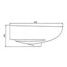 Умывальник ЛЗСФ «Антей», ширина 550 мм, с переливом, с отверстием под смеситель - Фото 4