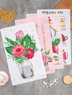 Набор кухонных полотенец «Доляна. Самой любимой», 35×60 см - 4 шт., 100% хлопок - Фото 3