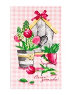 Набор кухонных полотенец «Доляна. Самой любимой», 35×60 см - 4 шт., 100% хлопок - Фото 7