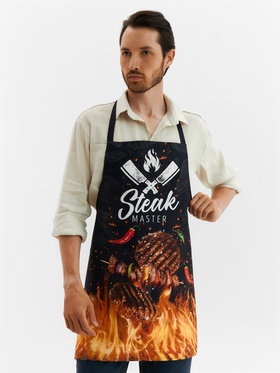 Фартук Этель Steak Master 73×71 см, 100% хлопок, саржа 190 г/м²