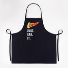 Фартук кухонный мужской Этель Just eat it 73×71 см, 100% хлопок, саржа 190 г/м² - Фото 5