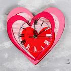 Часы настенные "Сердца", дискретный ход - фото 2612688