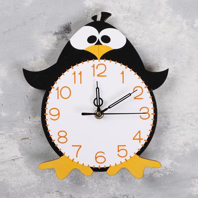 Часы настенные интерьерные "Пингвин"