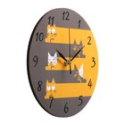 Часы настенные "Коты", дискретный ход, d-23.5 см - Фото 2