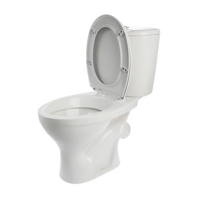 Унитаз компакт ЛЗСФ «Оптима Стандарт», нижняя подводка, сиденье, кнопка хром