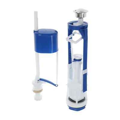 Унитаз компакт ЛЗСФ «Оптима Стандарт», нижняя подводка, сиденье, кнопка хром