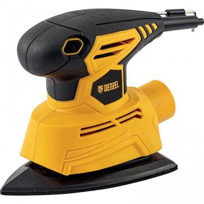 Вибрационная шлифмашина DENZEL 2 в 1 VDS-2, 130 Вт, 14000 кол/мин, 100×110 мм