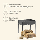 Мангал maclay «Стандарт», без шампуров, 50×30×50 см, металлический, разборный - Фото 2