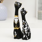 Набор фигурок керамика «Love Коты», 2 шт., чёрные, 4×5×17.5 см - Фото 2