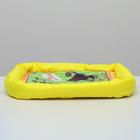 Лежанка с бортом "Йа скалолаз", 42 х 42 х 5 см - фото 30301893