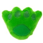 Игрушка мягкая "Лапка", зеленая - Фото 1