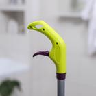 Швабра для мытья пола с распылителем Доляна, насадка из микрофибры 38×10 см, дополнительная насадка для мойки стёкол, ручка 120 см - Фото 6