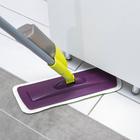 Швабра для мытья пола с распылителем Доляна, насадка из микрофибры 38×10 см, дополнительная насадка для мойки стёкол, ручка 120 см - Фото 9