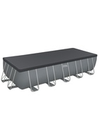 Бассейн каркасный Steel Pro MAX, 640×274×132 см, песчаный фильтр-насос, лестница, тент, прямоугольный, 5612B Bestway - Фото 11