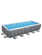 Бассейн каркасный Steel Pro MAX, 640×274×132 см, песчаный фильтр-насос, лестница, тент, прямоугольный, 5612B Bestway - Фото 10