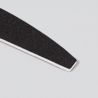 Пилка для ногтей, лодочка, 100/180 грит, 18 см, чёрная - Фото 2