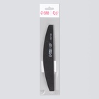 Пилка для ногтей, лодочка, 100/180 грит, 18 см, чёрная - Фото 4