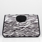 Сумка - переноска для животных «Белый тигр», размер М, 45×21×27 см - Фото 5