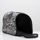 Сумка - переноска для животных «Белый тигр», размер М, 45×21×27 см - Фото 8