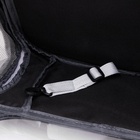 Рюкзак для переноски животных прозрачный, 31×28×42 см, чёрный - Фото 11