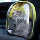 Рюкзак для переноски животных, прозрачный, 31 х 28 х 42 см, жёлтый - фото 6377772
