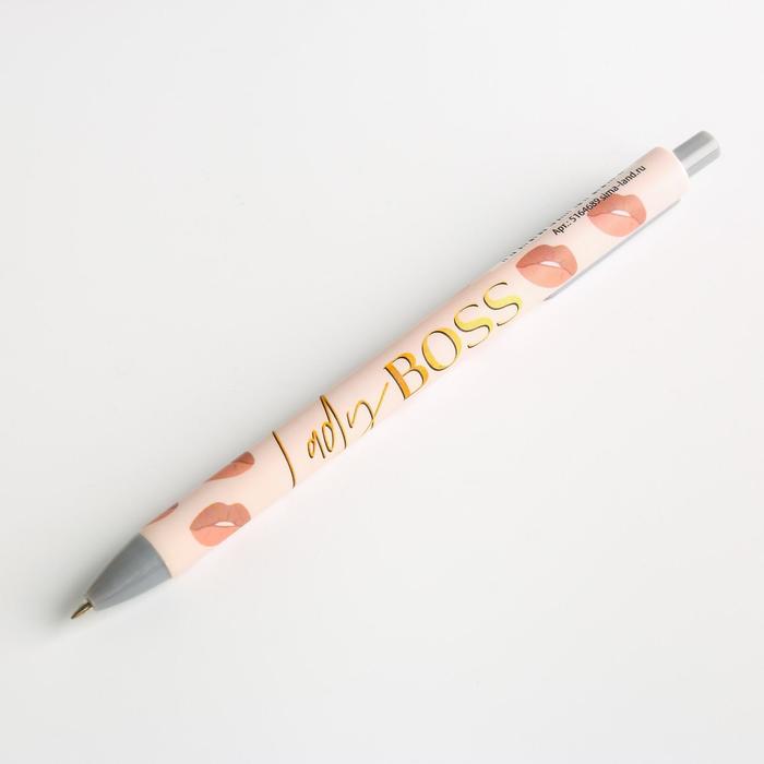 Набор Boss: блок бумаги и ручка пластик - фото 1889538760
