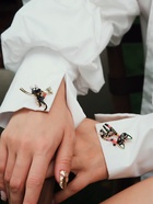 Брошь «Кошка» расписная, цвет чёрный в золоте - Фото 4