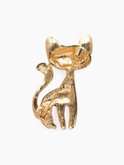 Брошь «Кошка» расписная, цветная в золоте - Фото 3